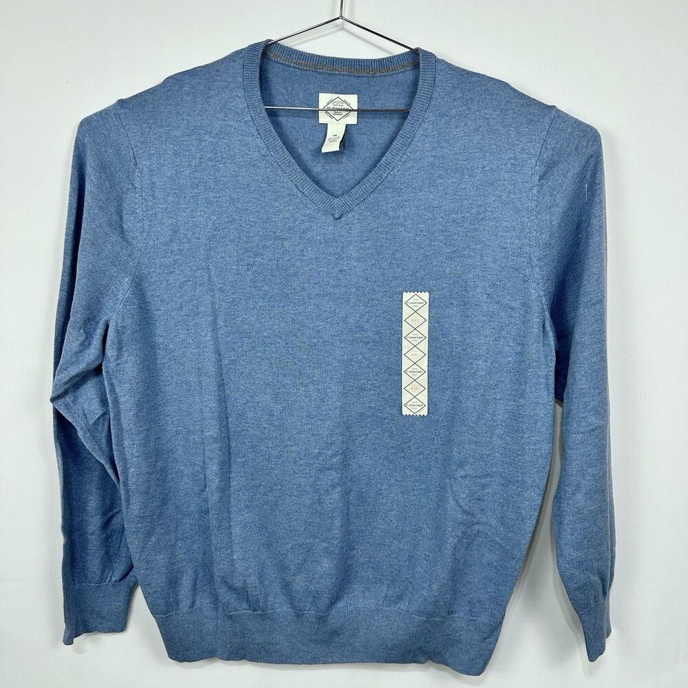 NWT St. John's Bay super soft Thin V-neck sweater Men's XXL